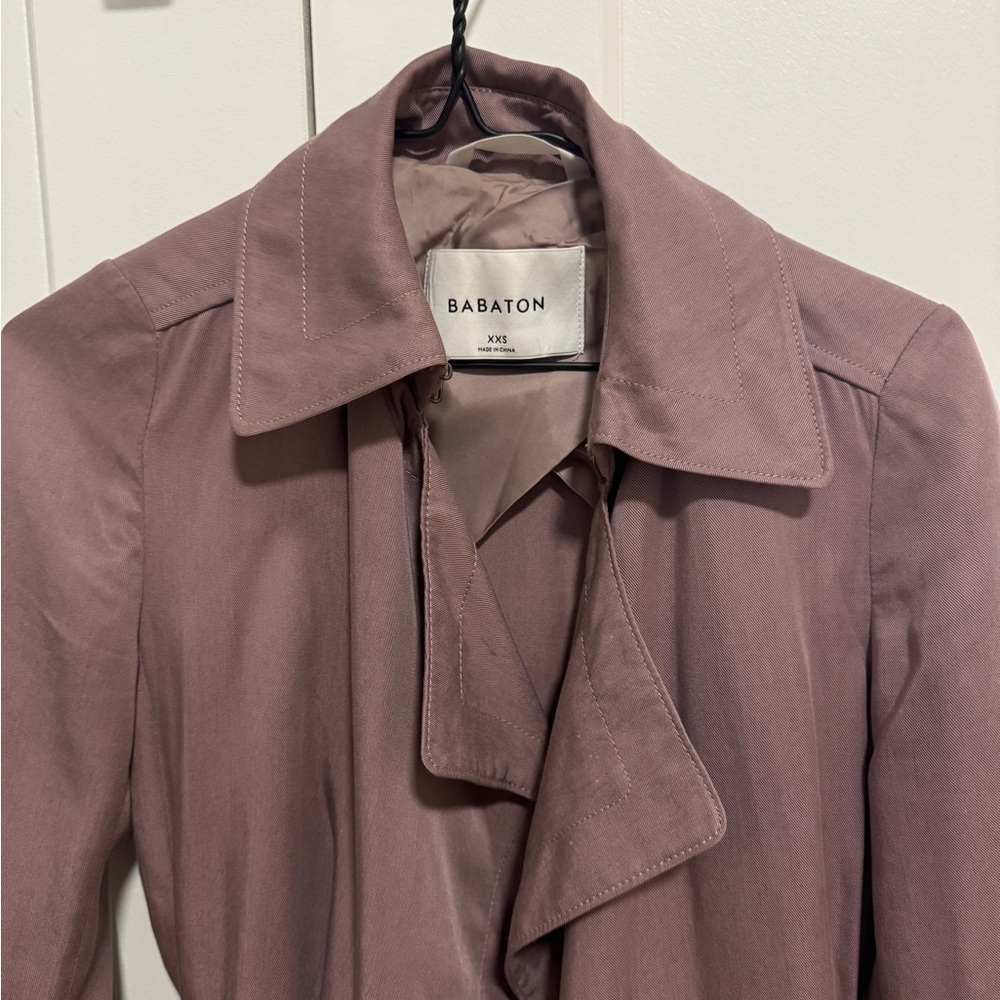 Babaton Women's Soft Mauve Trench Coat